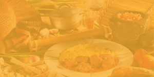 Restaurant africain fond